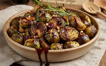 Love at First Bite: Brussels Sprouts with Balsamic Glaze Recipes to Adore
