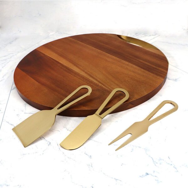 4-piece Cheese Knife And Cheese Board Set - Image 3