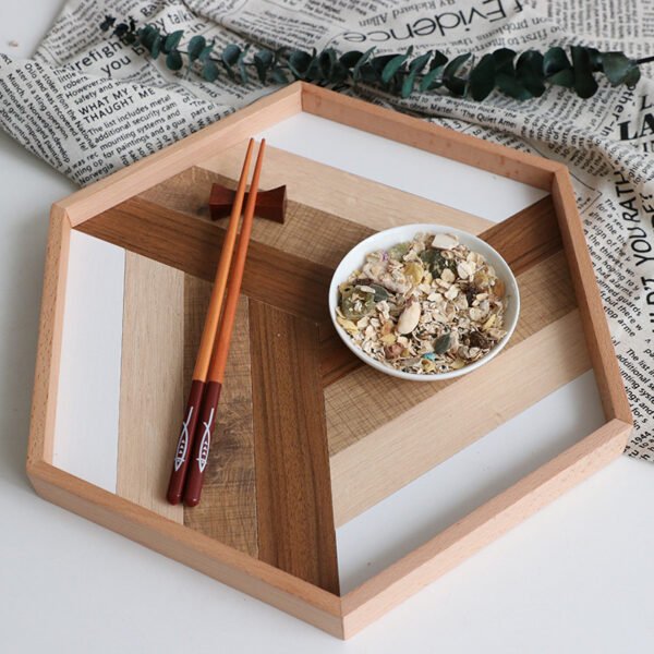 wooden cake tray