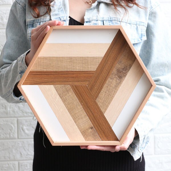 wooden cake tray