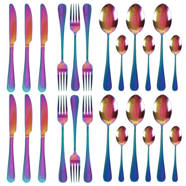 High-end tableware 24 piece set - Image 5